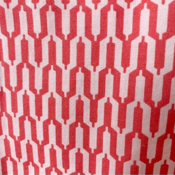 TALBOTS Coral White Wrinkle Resistant Button Down Blouse Size 4 - Picture 5 of 5